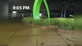 US: Rising Waters Engulf Bradenton Riverwalk as Hurricane Helene's Fury Persists