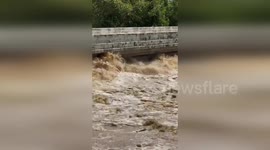 US: I-40 East Catastrophically Closed as Pigeon River Ravages Cocke County