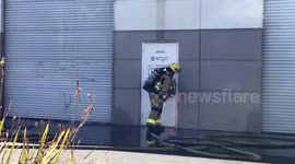 US, Los Angeles: Valencia Lithium Battery Fire