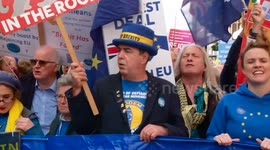 UK: Anti-Brexit protesters rally in London, demanding UK's return to EU