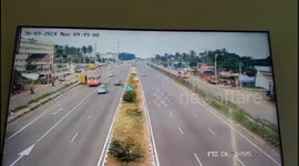 Dramatic Collision on Mysuru-Bengaluru Highway: KSRTC Bus Overturns, 15-20 Passengers Injured