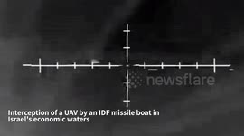 Israel: Interception of a UAV by an IDF missile boat in  Israel's economic waters