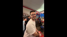 Player celebrates winning game with legendary throw in Santiago