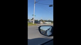 Malfunctioning railroad crossing gates cause chaos as they close on passing vehicles
