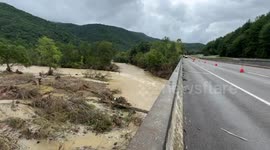 US: TDOT Crews Battle Nature's Fury at Exit 443 in Cosby
