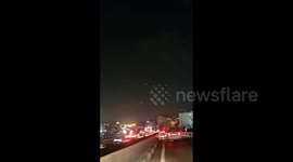 BREAKING- Missiles light up the sky over Tehran amid rising tensions