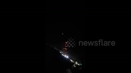 Gaza Strip: Iranian missiles spotted over Khan Younis in southern Gaza Strip