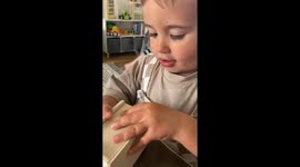 Cruel or hilarious? Mum plays spider prank on son