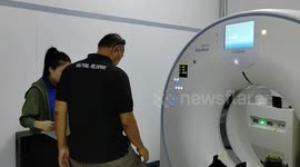 High-pressure injector for enhanced CT donated by China put into use in Kiribati