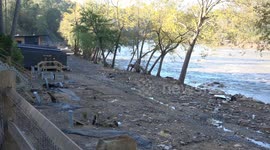 Asheville Campsite Swept by River
