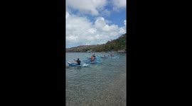 Locals have beach boat race for annual fiesta