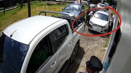 Customer sparks panic when he falls asleep in car while queueing at drive-thru payment booth