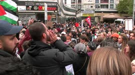 Germany: Hundreds Rally in Berlin's Kreuzberg in Pro-Palestinian Demonstration