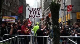 US: NY: Protest Over One Year Anniversary Of Hamas Attack On Israel