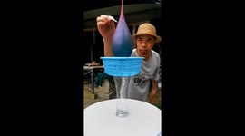 Artist captures stunning slow-motion water explosion in China