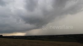 Beautiful footage of a thunderstorm in Northern Ireland