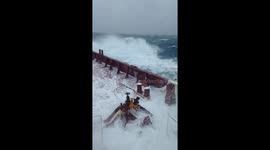 Rough weather crossing bass straight 