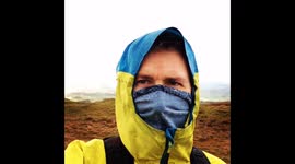 Extreme windy run in the Lakes