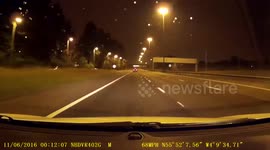 Near Collision on M8 Motorway