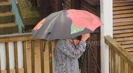 UK Weather, Britain faces wild week, Tornadoes for London, Big seas and surfers. Cornwall, UK