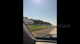 US: Traffic On I-75 As Florida Residents Flee Ahead Of Hurricane Milton