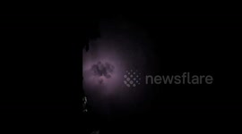 Mexico: Intense Lightning From Category 5 Hurricane Milton Strikes Yucatán Peninsula 8