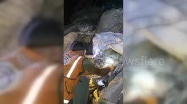 Gaza: Gaza Civil Defense Recovers Bodies from Bombed Family Home in Shuja'iyya Neighborhood