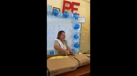 Students prank teacher on Teacher's Day in Santa Maria, Laguna
