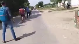 India: Shocking daylight assault in northern: Schoolboy beaten after picking up girl from school