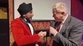 Magic Singh interviewed by Andrew Eborn at The Magic Circle's Grand Night Of Magic & Stage Magician of The Year