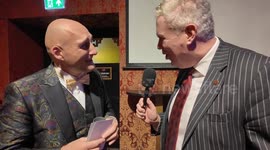 Maximilian Somerset - The Magician, Musician and Unusualist..interviewed by Andrew Eborn at The Magic Circle's Grand Night Of Magic & Stage Magician of The Year