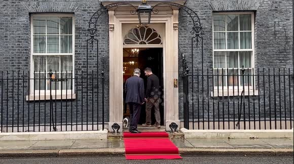 UK Prime Minister Keir Starmer welcomes President Zelenskyy to 10 Downing Street