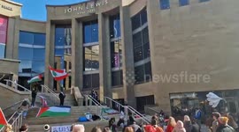 UK: School, Uni and College Strike for Palestine and Lebanon in Glasgow