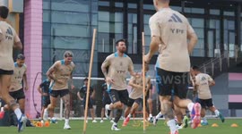 US: Last training session of the Argentine national team before facing Venezuela in the South American qualifiers