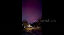 US: Aurora Borealis Observed As Severe Geomagnetic Storm Hits Earth 2