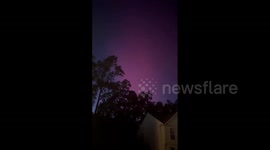 US: Aurora Borealis Observed As Severe Geomagnetic Storm Hits Earth