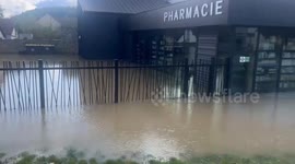 France: Remnants Of Storm Kirk Causes Severe Flooding
