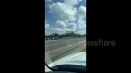 US: Power lines down in Pinellas Park after Hurricane Milton
