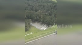 US: Medard Park Dam Safe Amidst Post-Hurricane Milton Fears