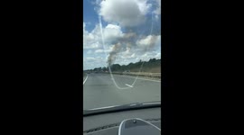 On the way home from boys weekend as we seen the on coming traffic stood still had to get a picture with the famous saying you can't park there sir.