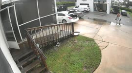 Man suffers eye injury while prepping for Hurricane Milton in Florida