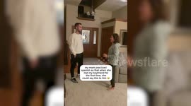 Mum learns Spanish to impress daughter's boyfriend in adorable first meeting