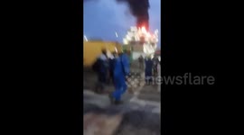 Fire rips through smelter triggering explosion in Indonesia