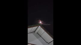 Pet cat strikes terrifying Halloween pose in front of moon