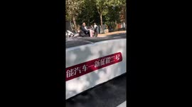Solar-powered car spotted on sunny day in China