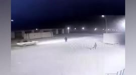 Kazakhstan: Moment Cars Collide Head-On While Trying To Avoid Hitting Boy Playing With Ball In Road