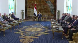 Egyptian president calls for political will, int'l pressure to restore regional security