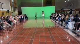 Last day of Los Angeles fashion week bureau in United States, California