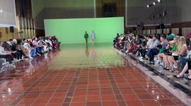 Last day of Los Angeles fashion week bureau in United States, California