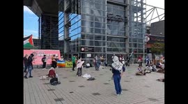 Japan: Protest against the participation of Israeli military companies at the Aerospace and Defense Exhibition in Tokyo